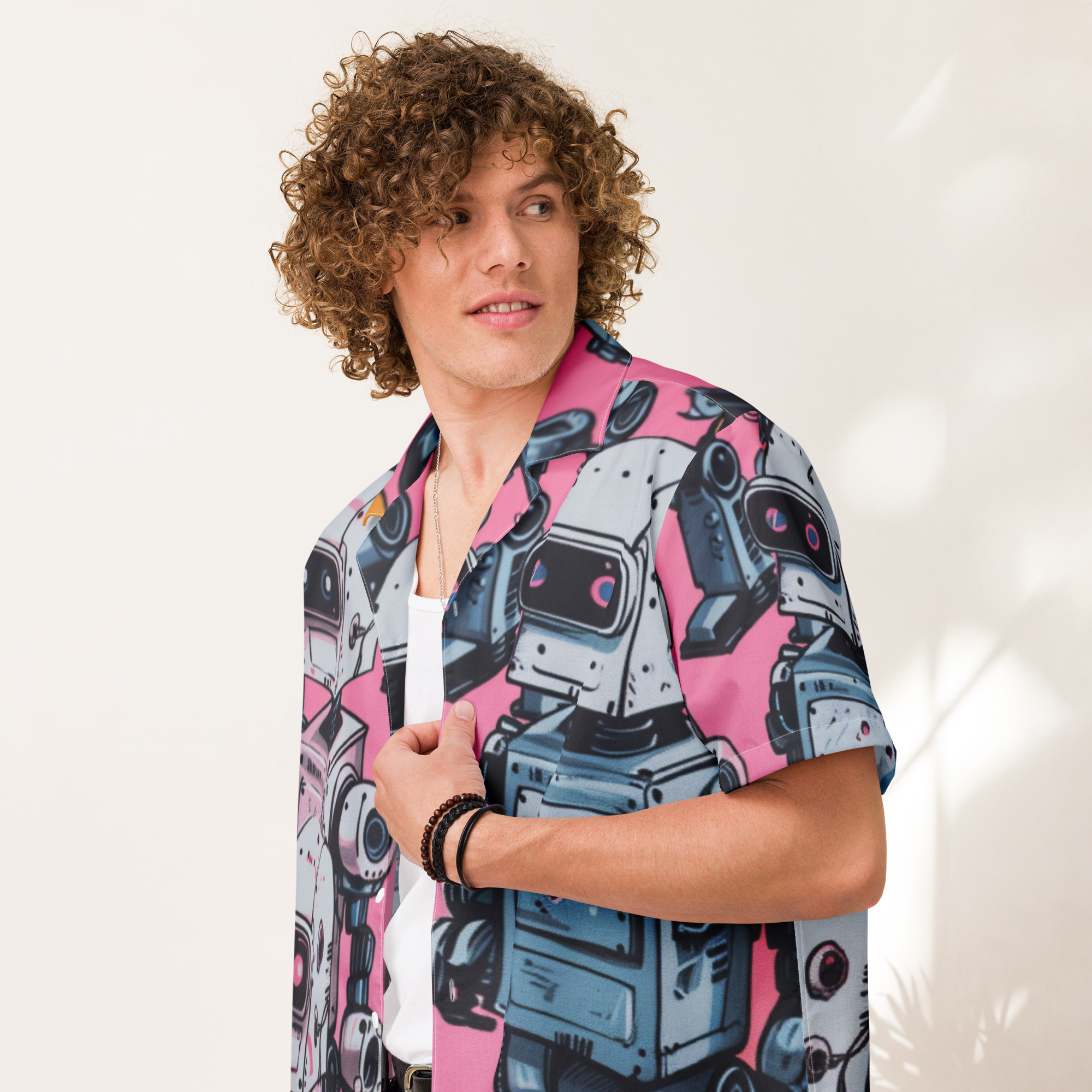 Robut Unisex button shirt