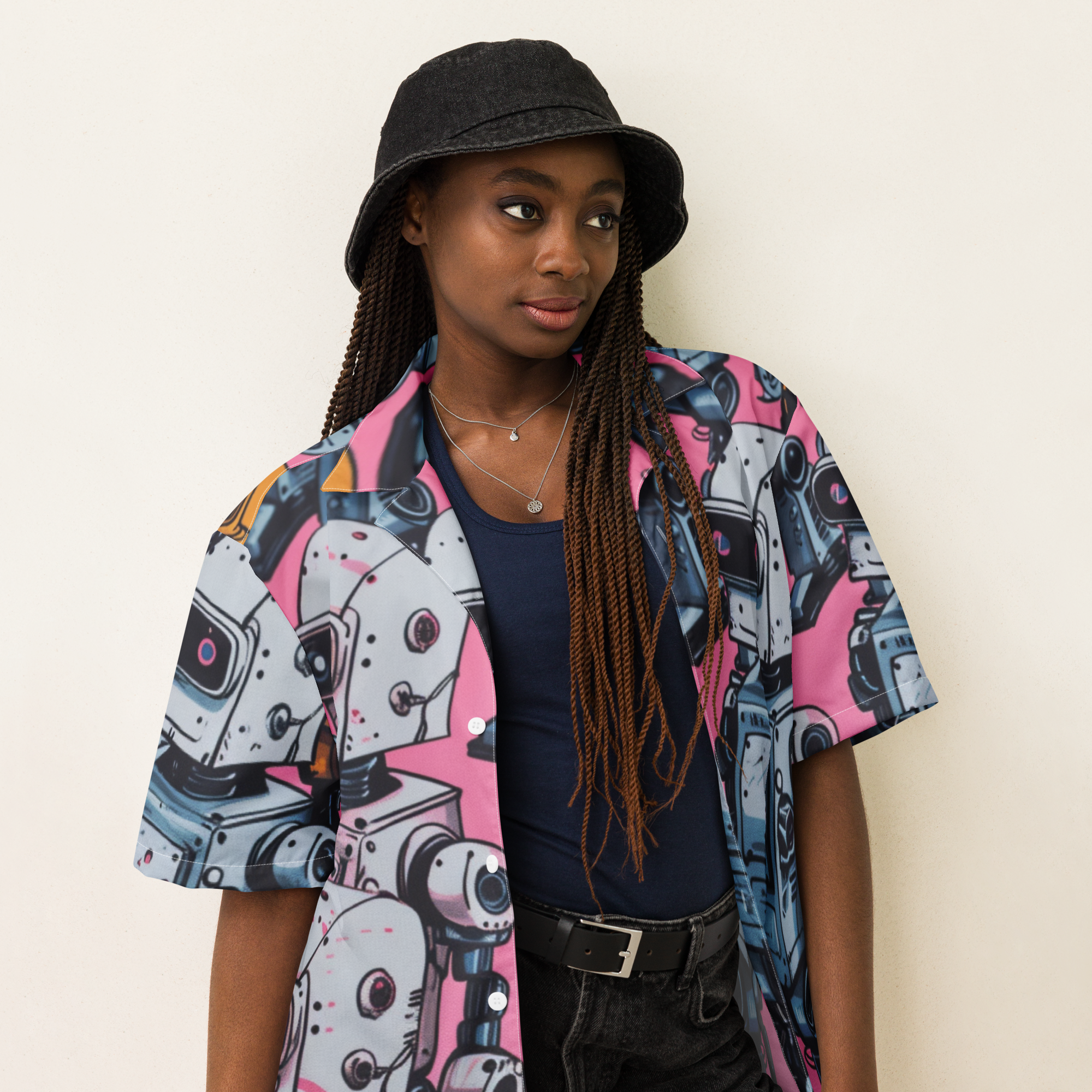 Robut Unisex button shirt