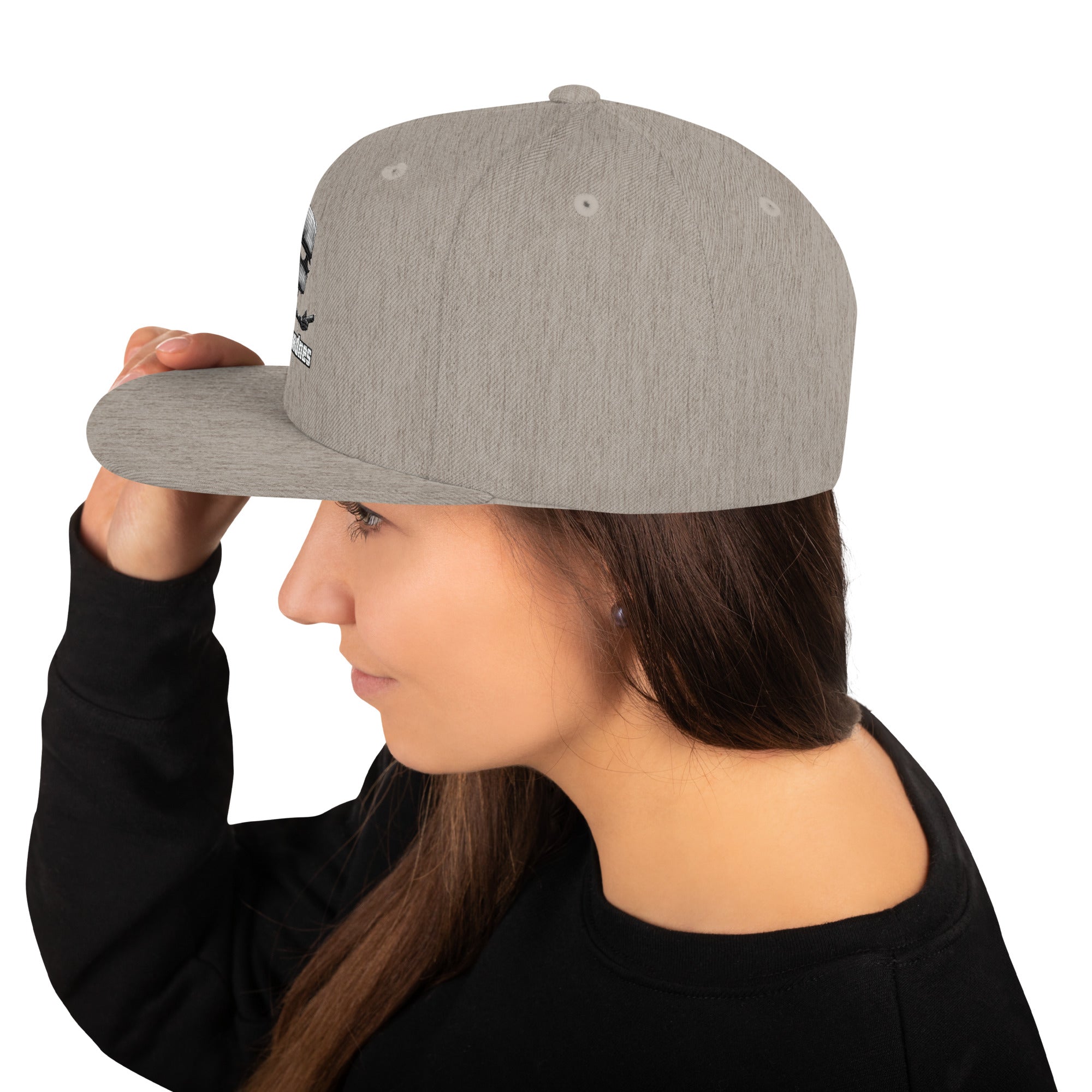 I, Robut Embroidered Snapback Hat