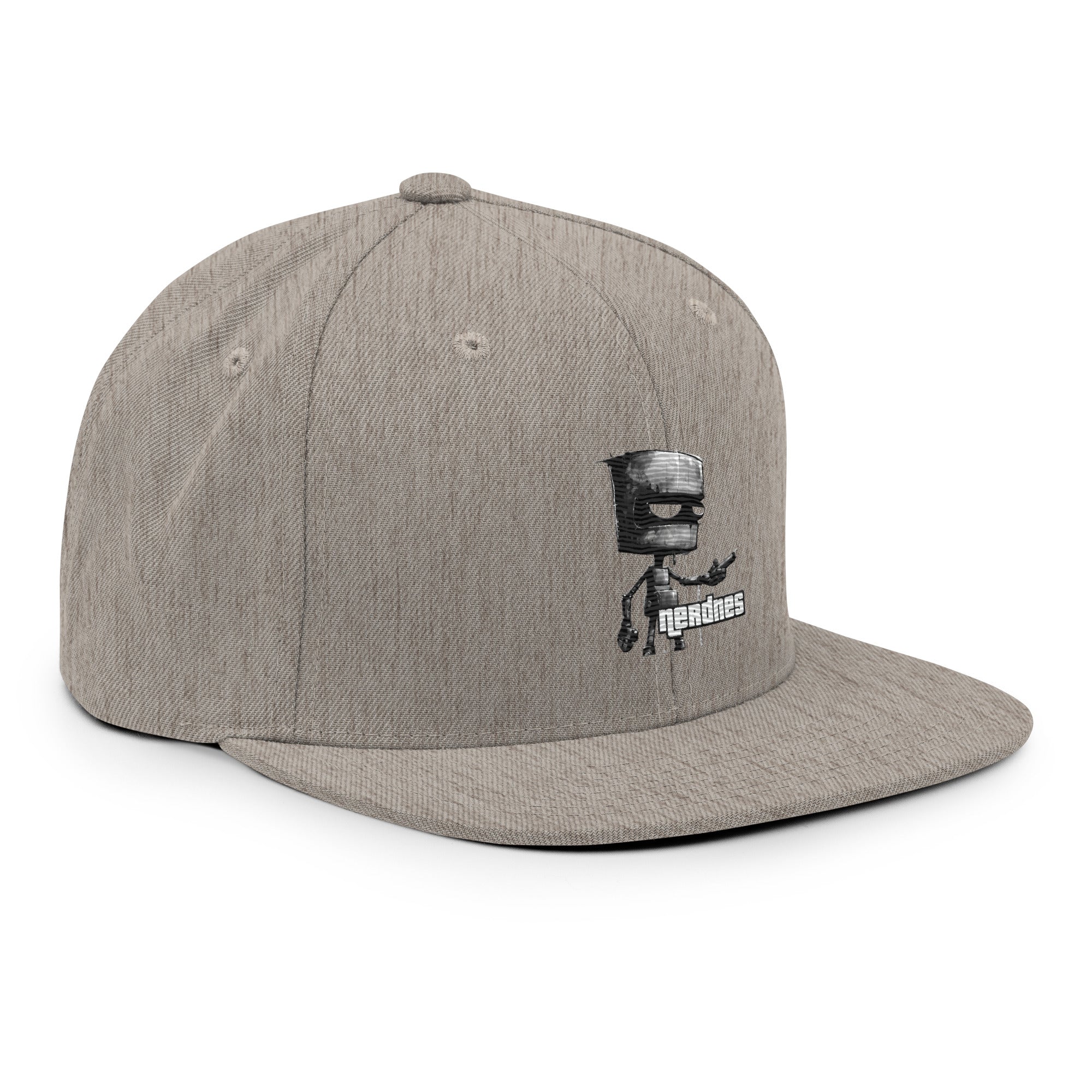 I, Robut Embroidered Snapback Hat