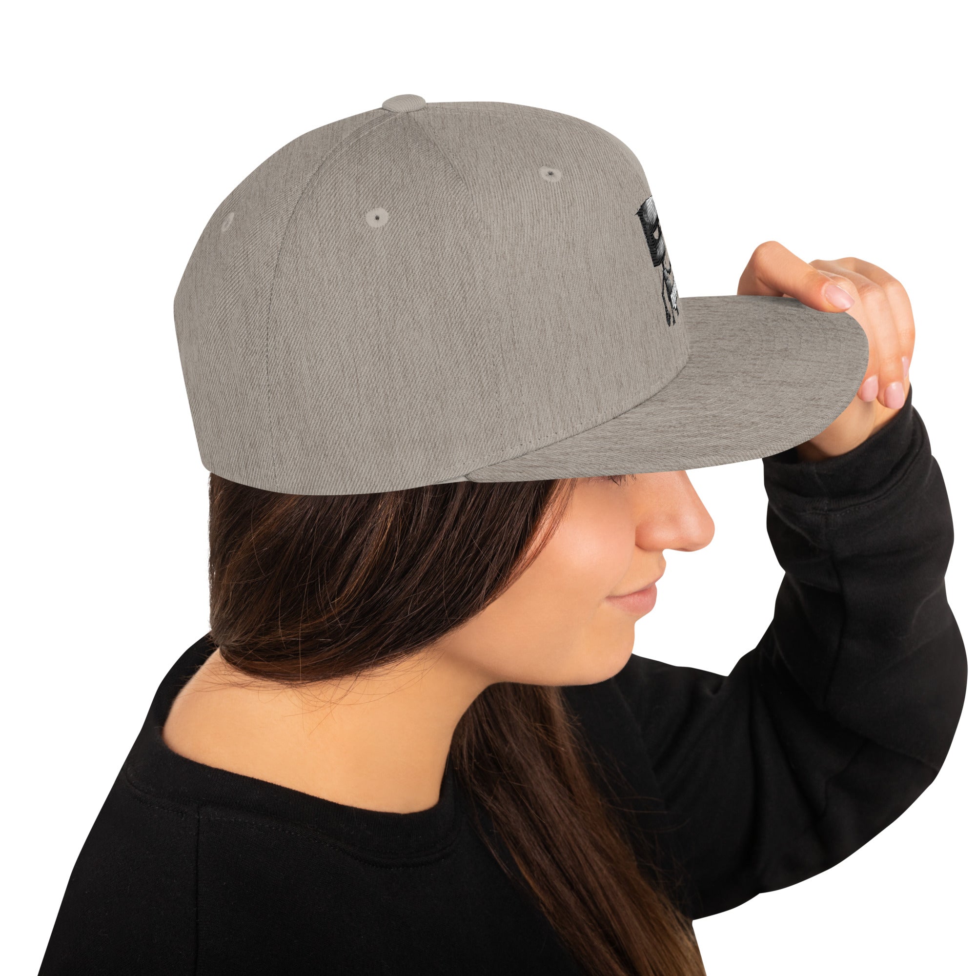 I, Robut Embroidered Snapback Hat