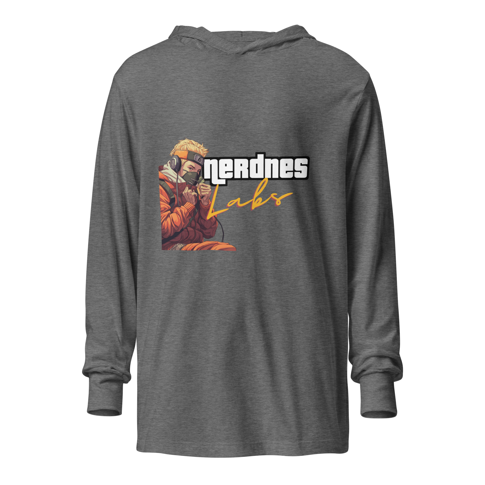 Nerdnes Classic Hooded Long-sleeve Tee