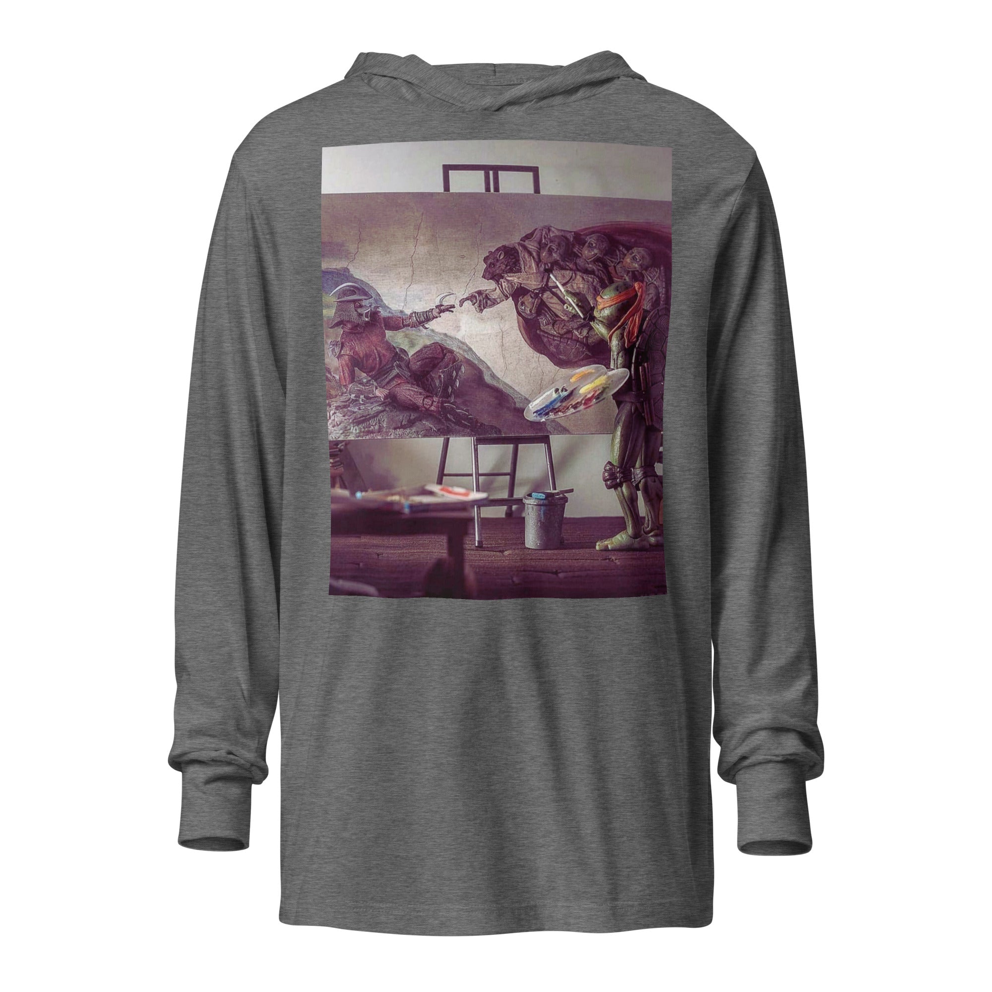 Teenage Mutant Artistic Turtle Hooded Long-sleeve Tee