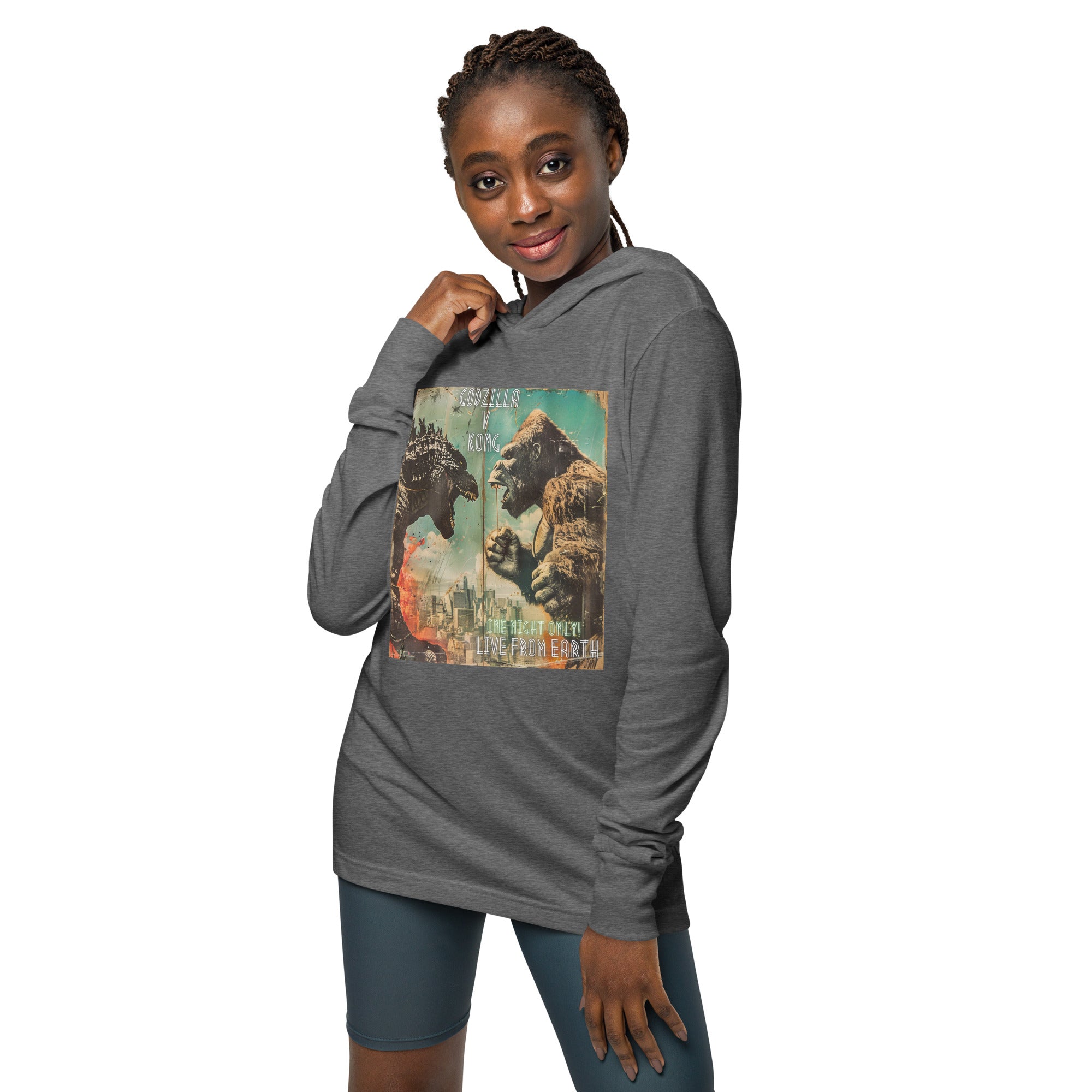 Battle of the Titans Hooded long-sleeve Tee