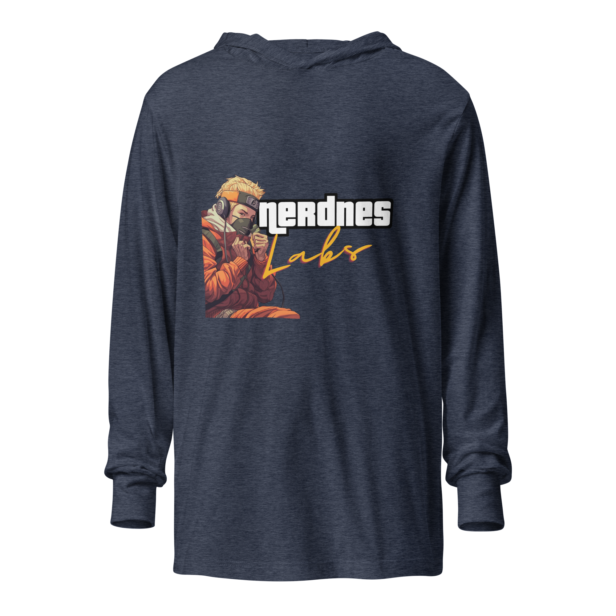 Nerdnes Classic Hooded Long-sleeve Tee