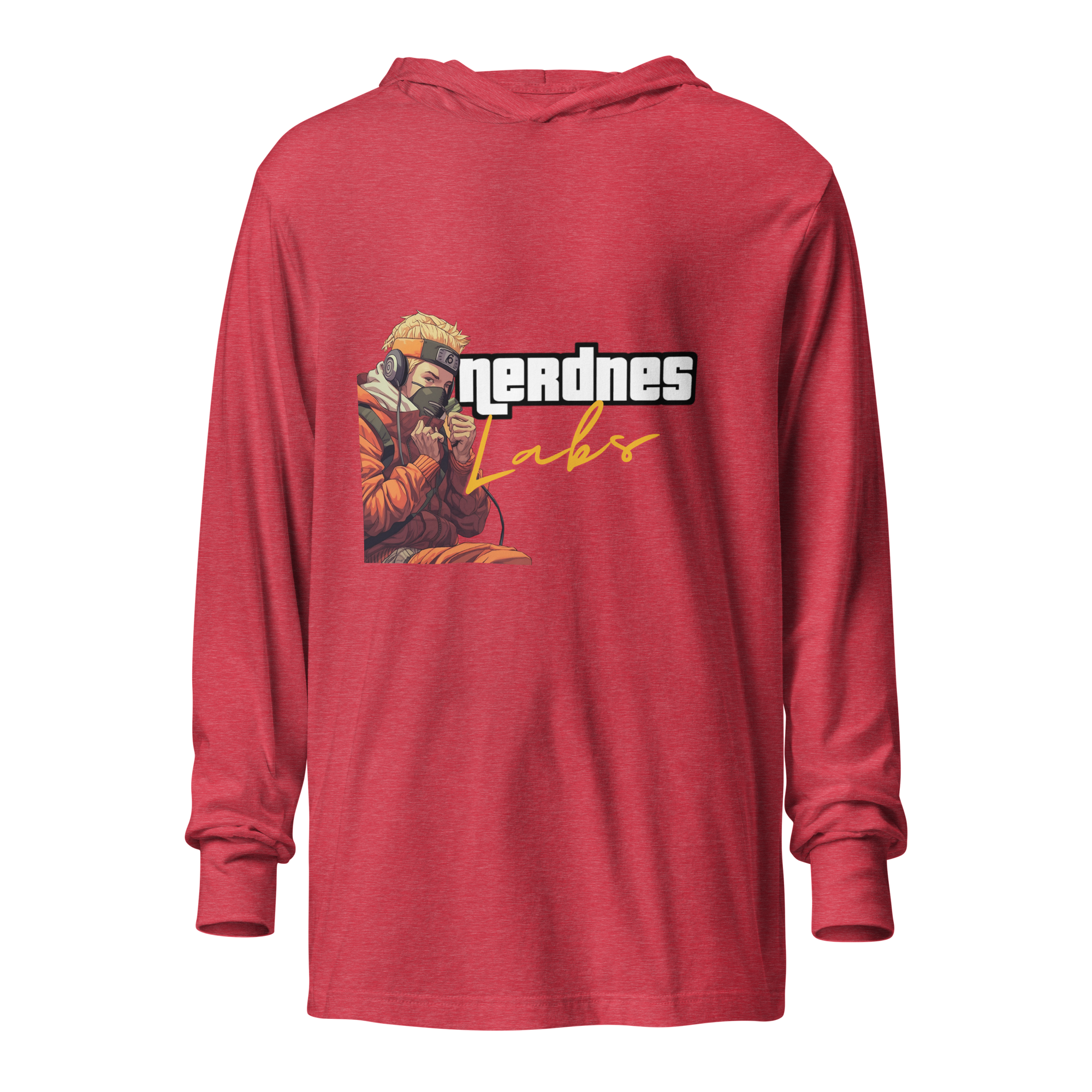Nerdnes Classic Hooded Long-sleeve Tee