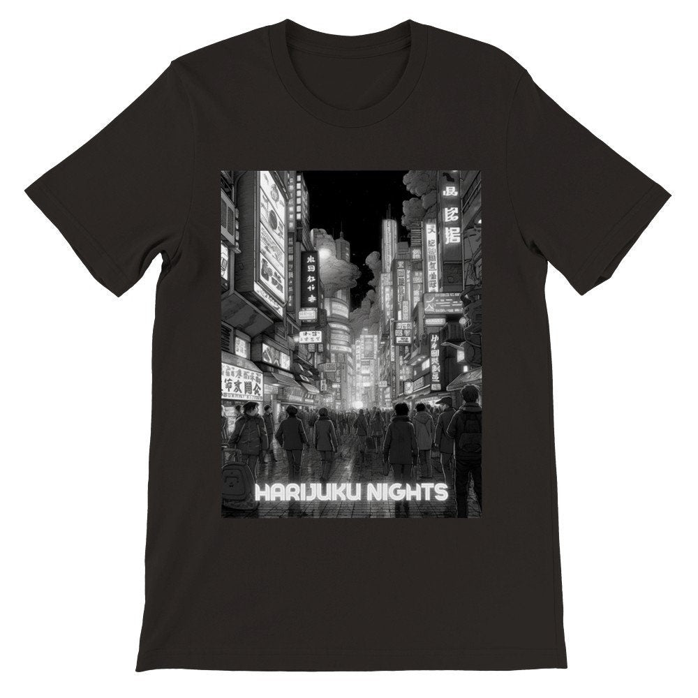 Harijuku Nights- Premium Unisex Crewneck T-shirt