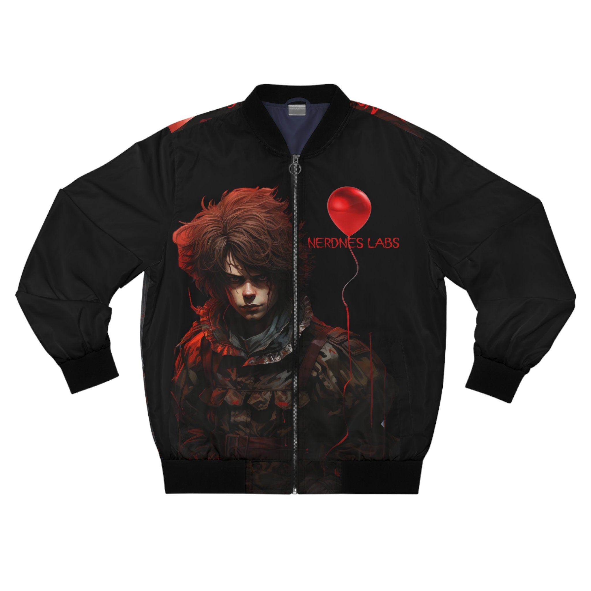 Nerdnes- Wise- Men's Bomber Jacket (AOP)