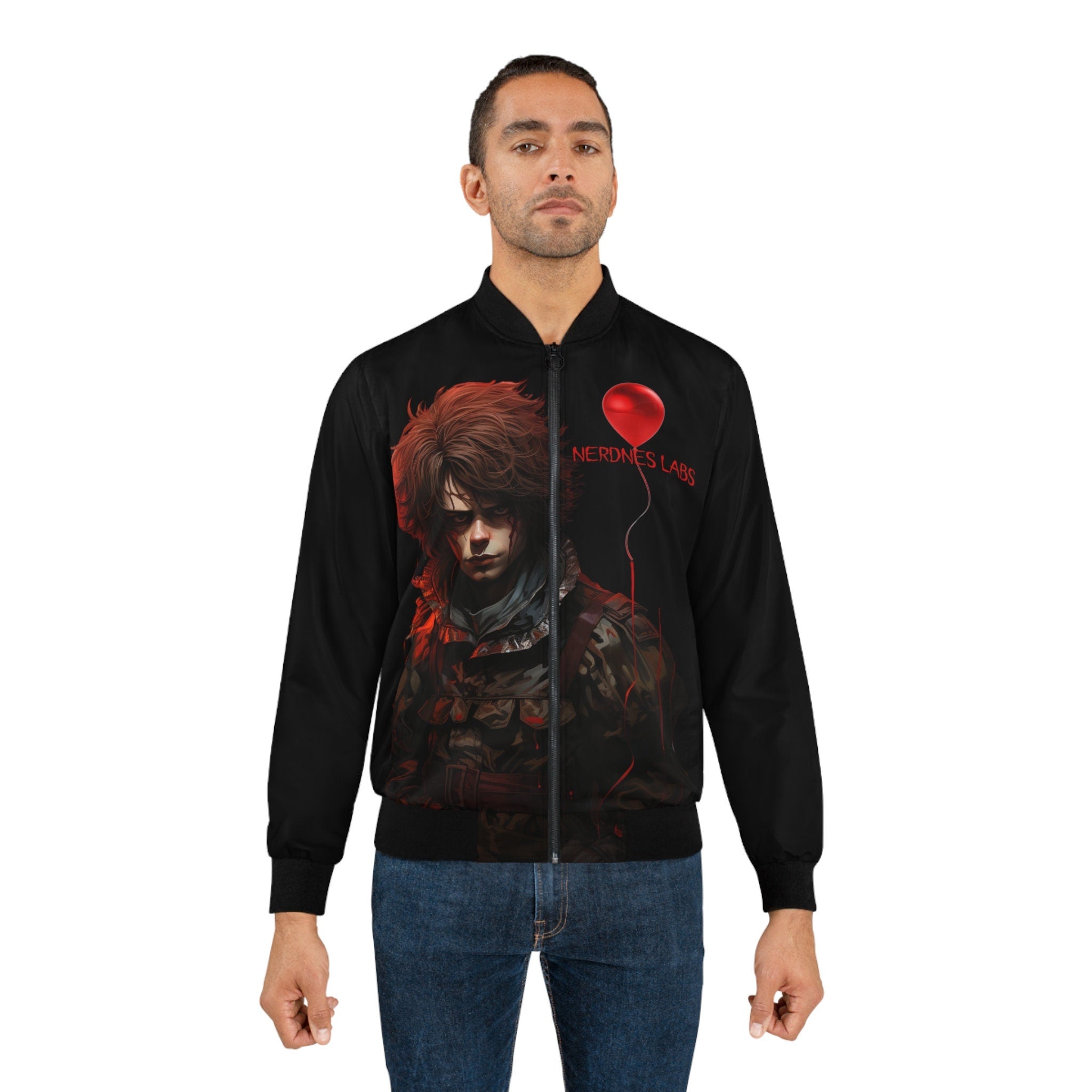 Nerdnes- Wise- Men's Bomber Jacket (AOP)