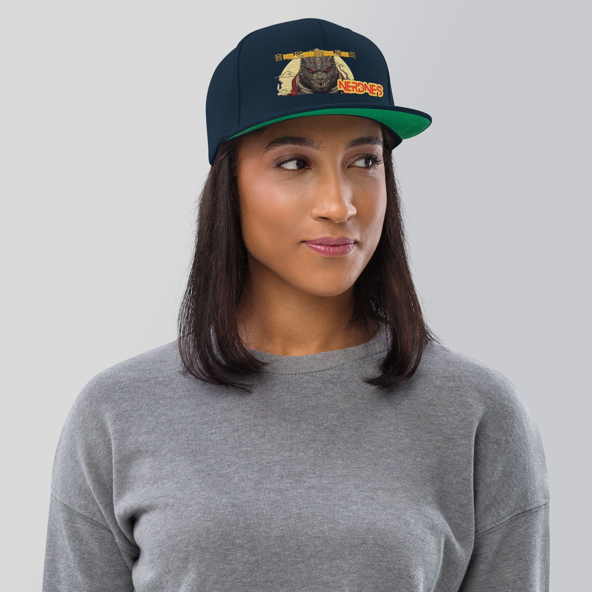 The Nerdnes Kaiju Snapback Hat