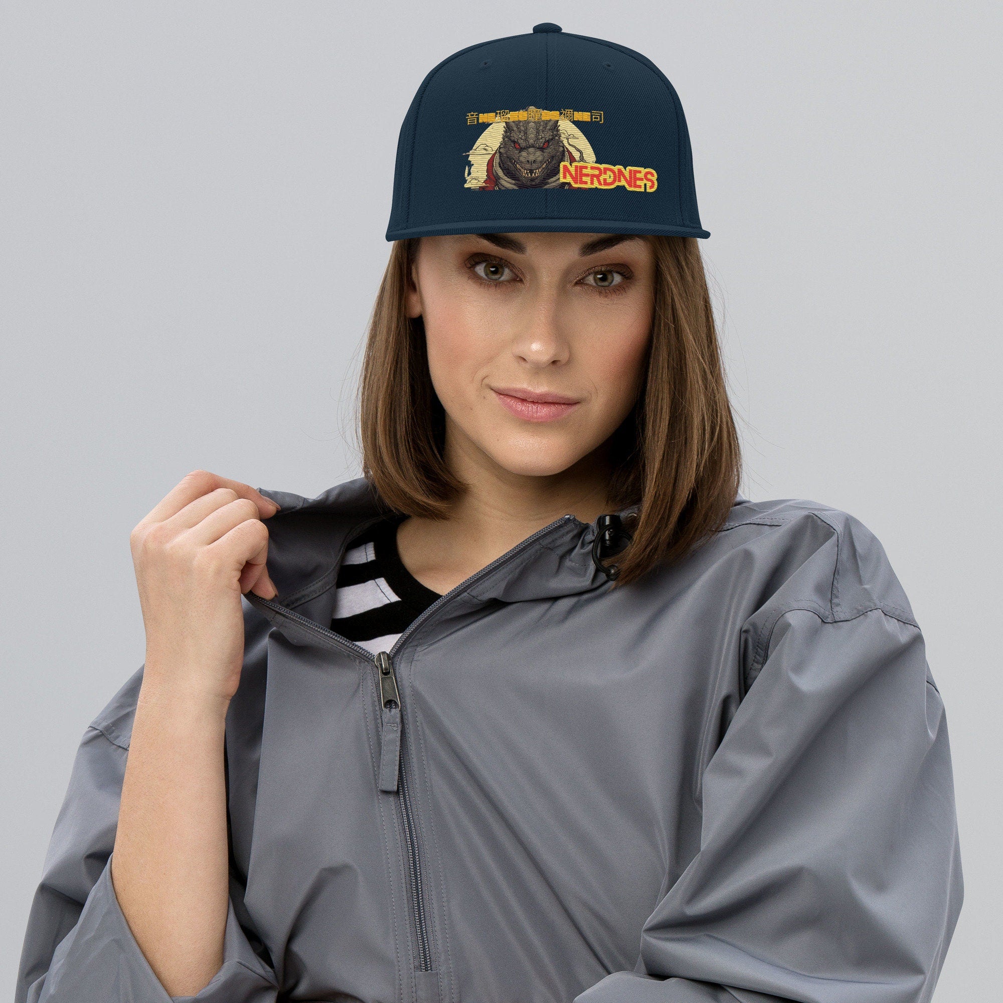 The Nerdnes Kaiju Snapback Hat