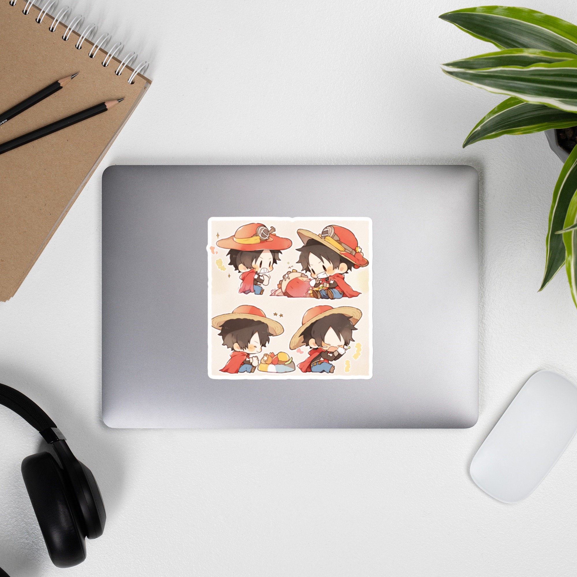 Shanks From One Piece Bubble-free stickers