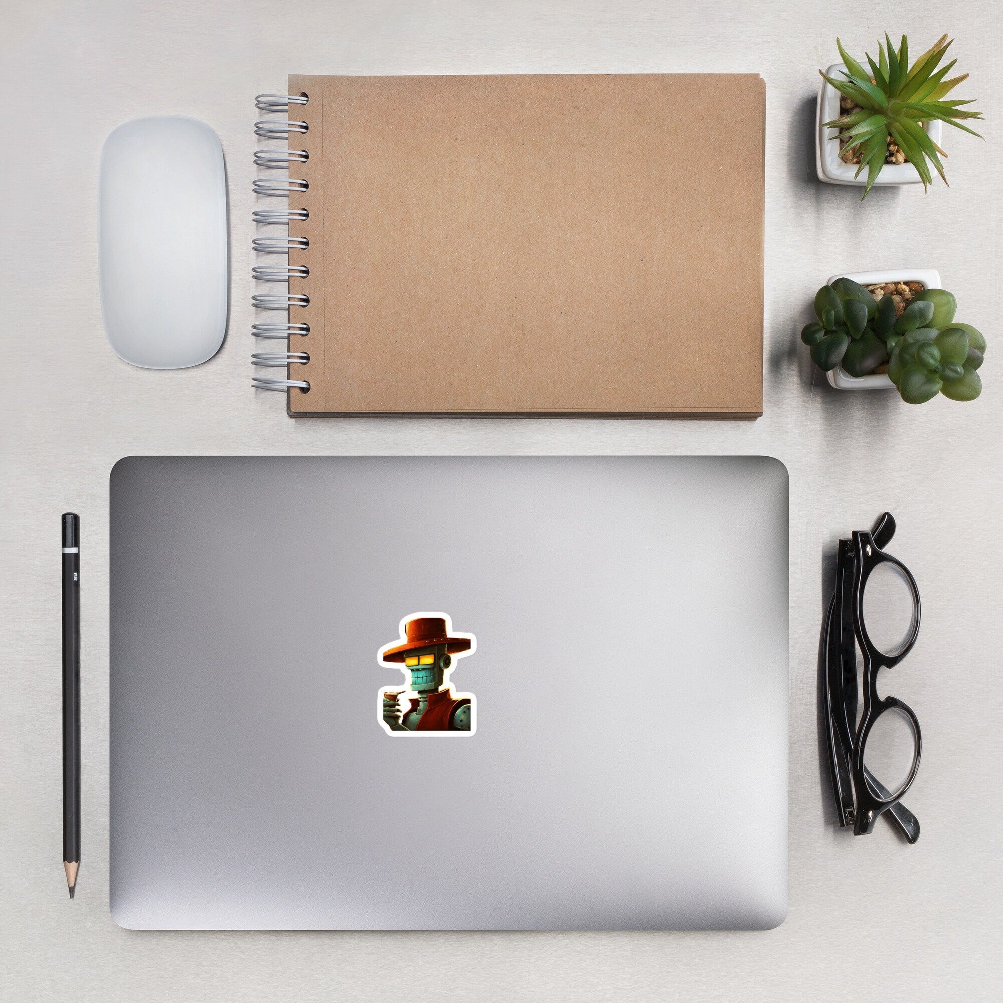 Robot Bubble-free stickers