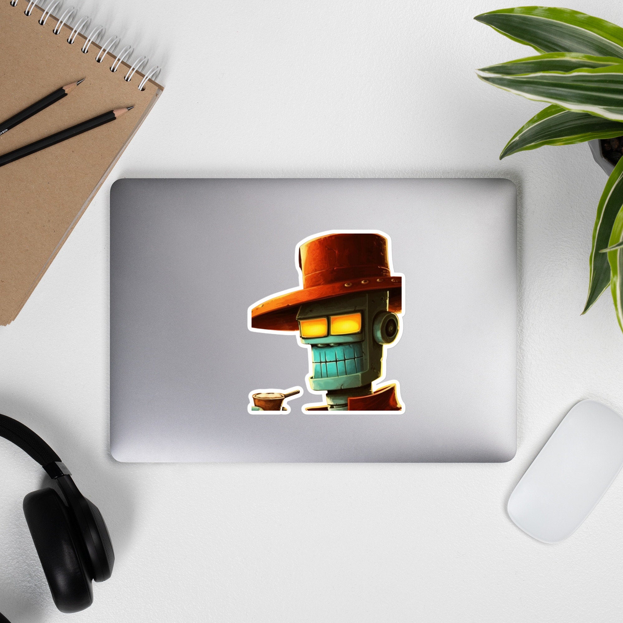Robot Bubble-free stickers