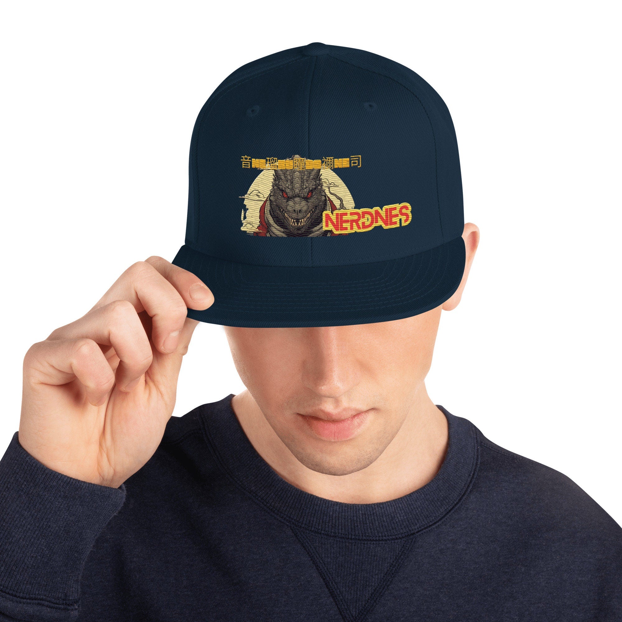 The Nerdnes Kaiju Snapback Hat