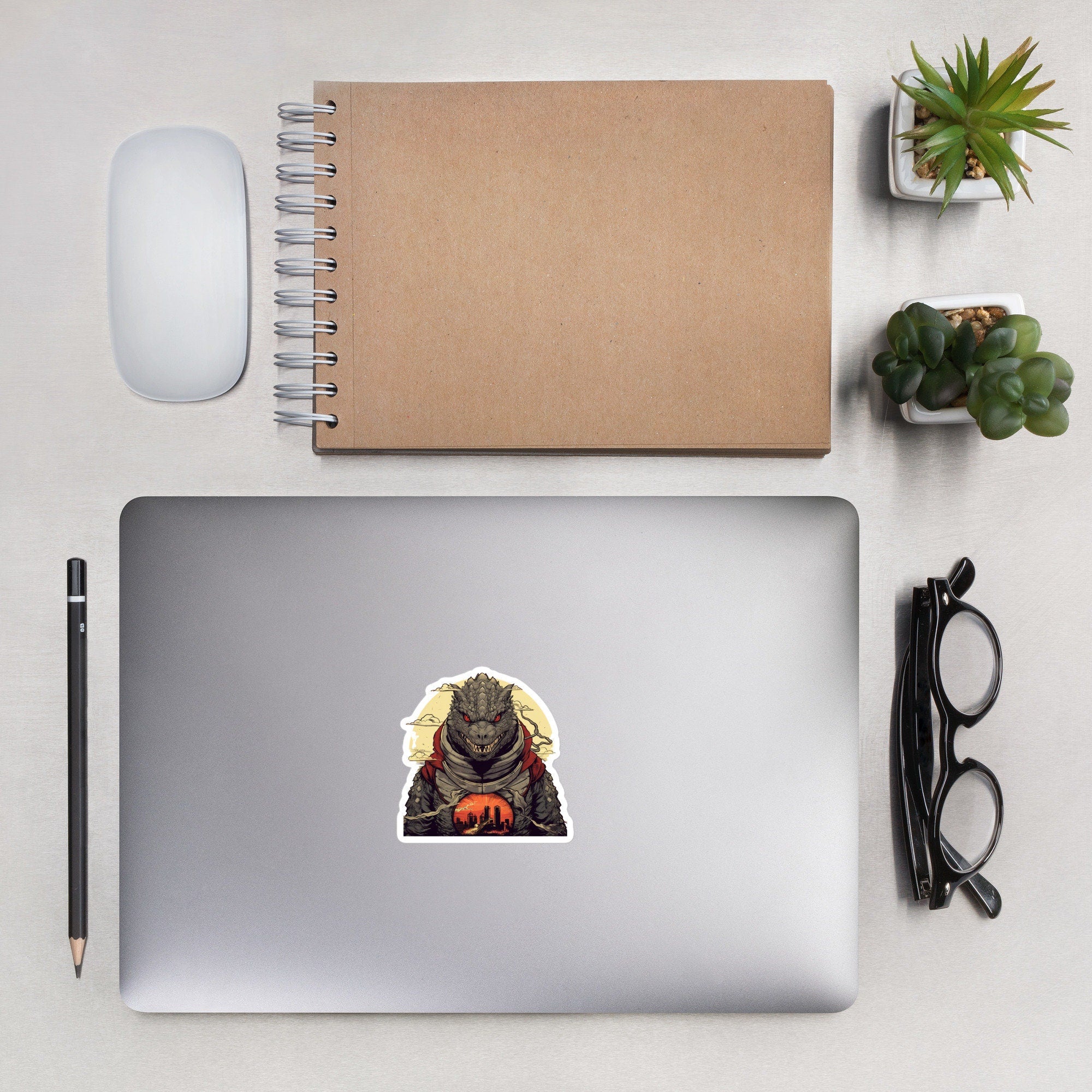 Godzilla Bubble-free stickers