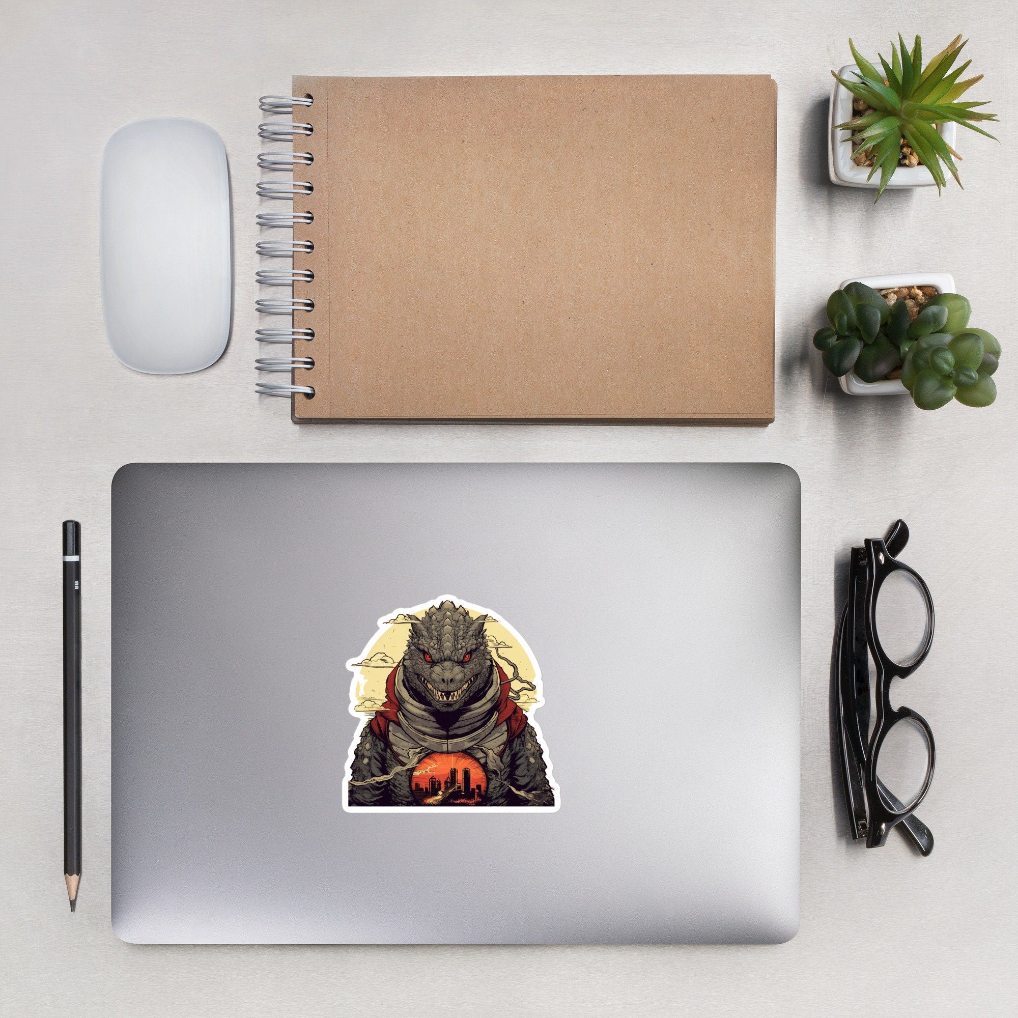 Godzilla Bubble-free stickers