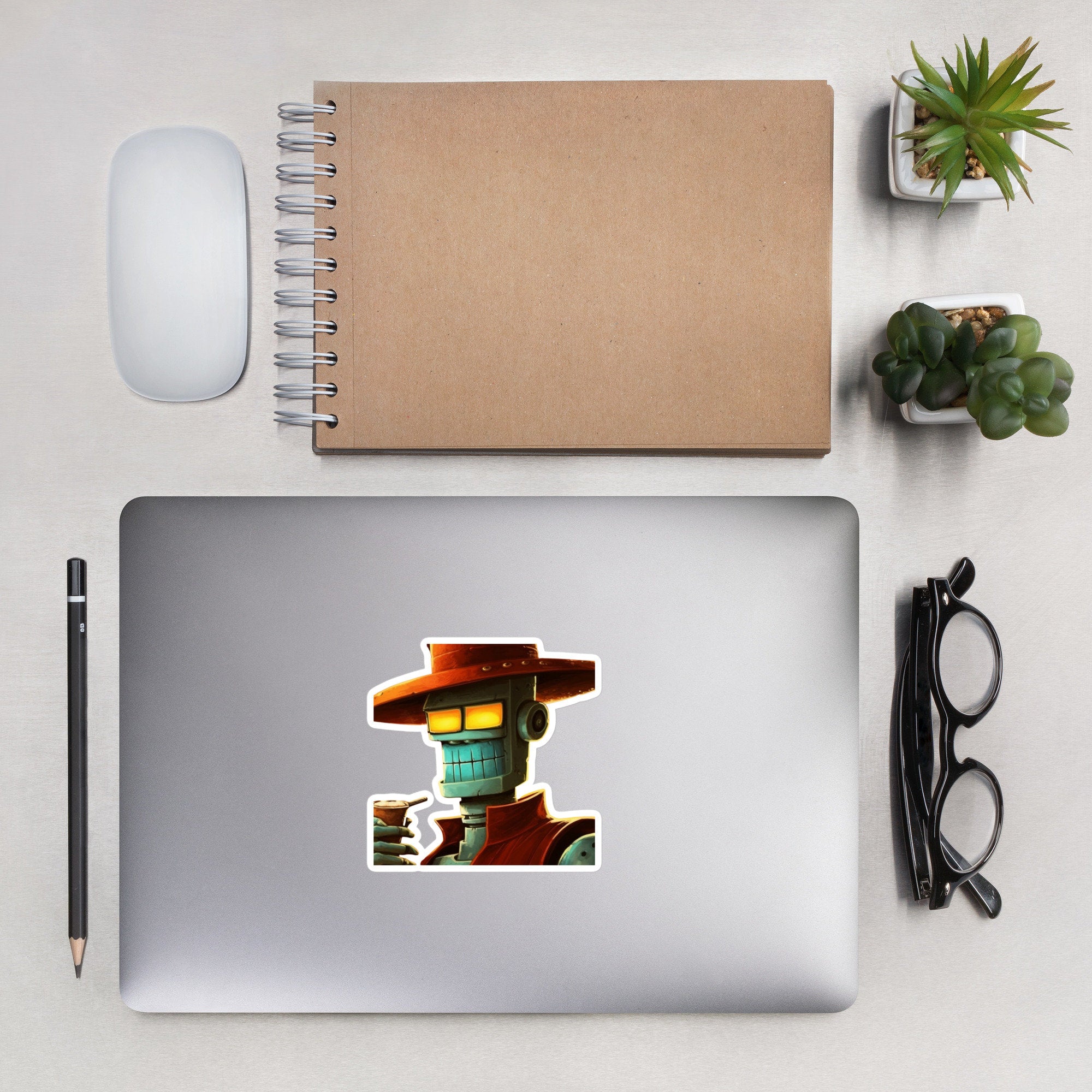 Robot Bubble-free stickers