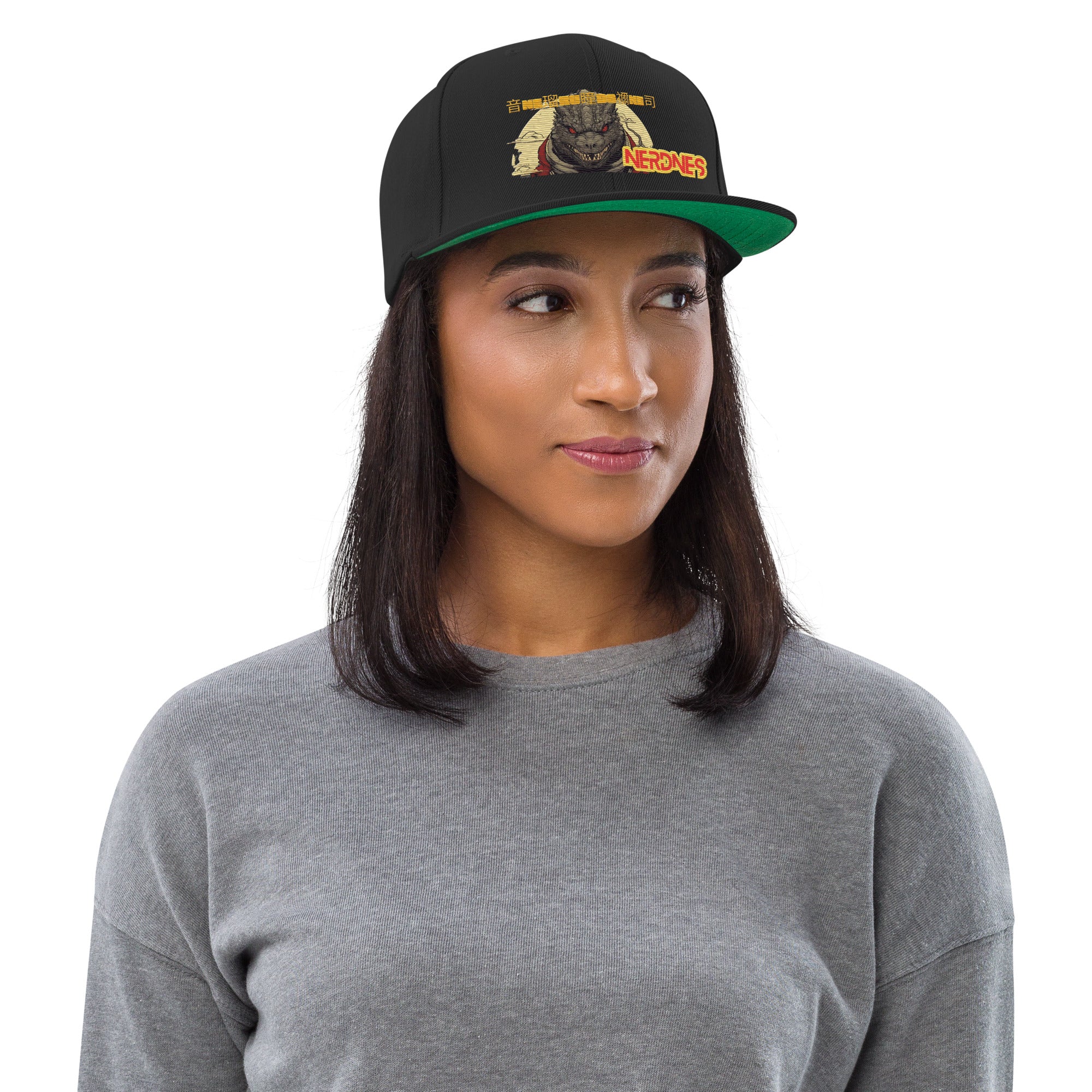 King of the Monsters Embroidered Snapback Hat