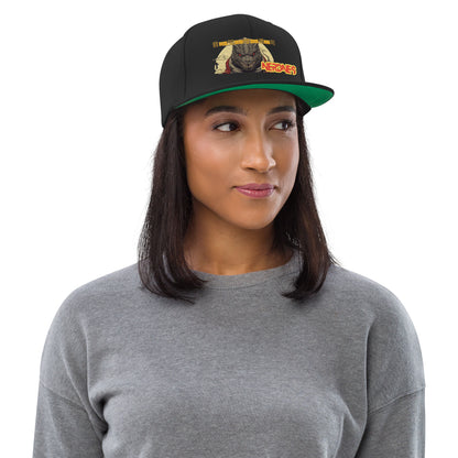 King of the Monsters Embroidered Snapback Hat