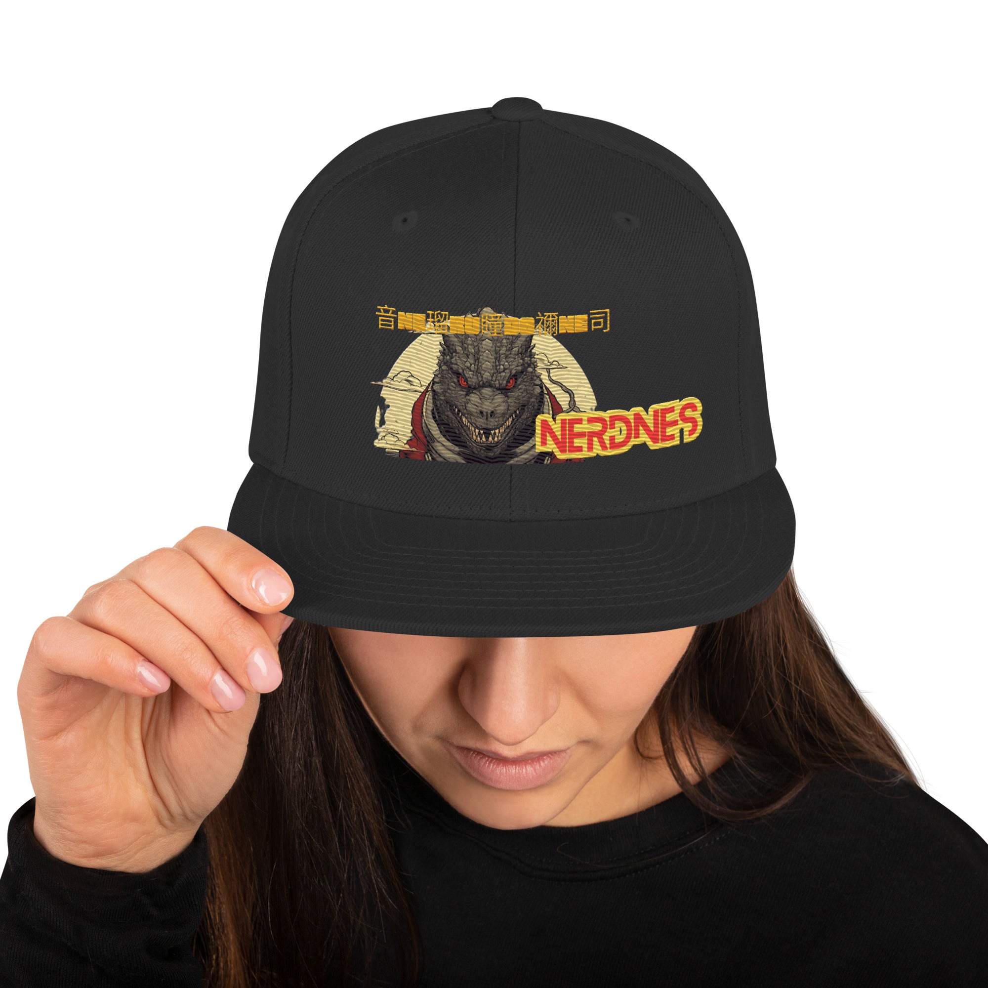 King of the Monsters Embroidered Snapback Hat