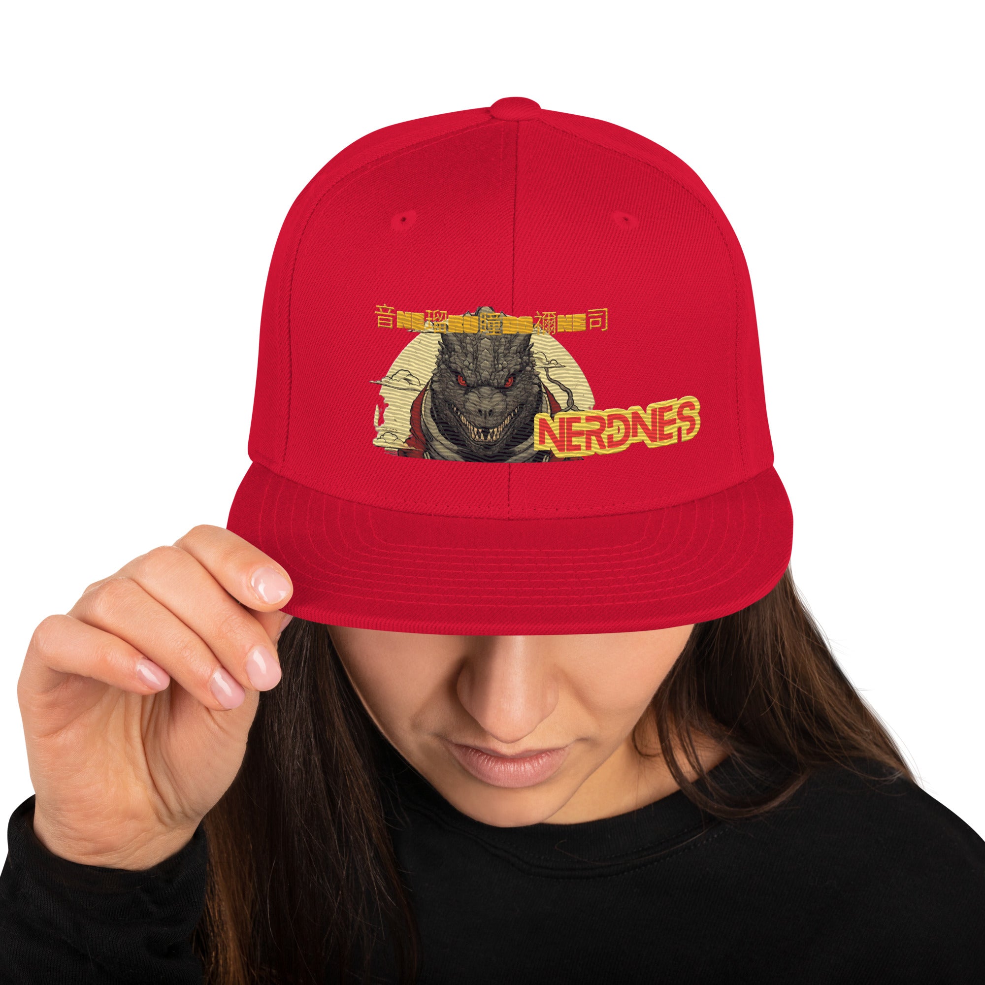 King of the Monsters Embroidered Snapback Hat