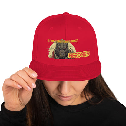 King of the Monsters Embroidered Snapback Hat