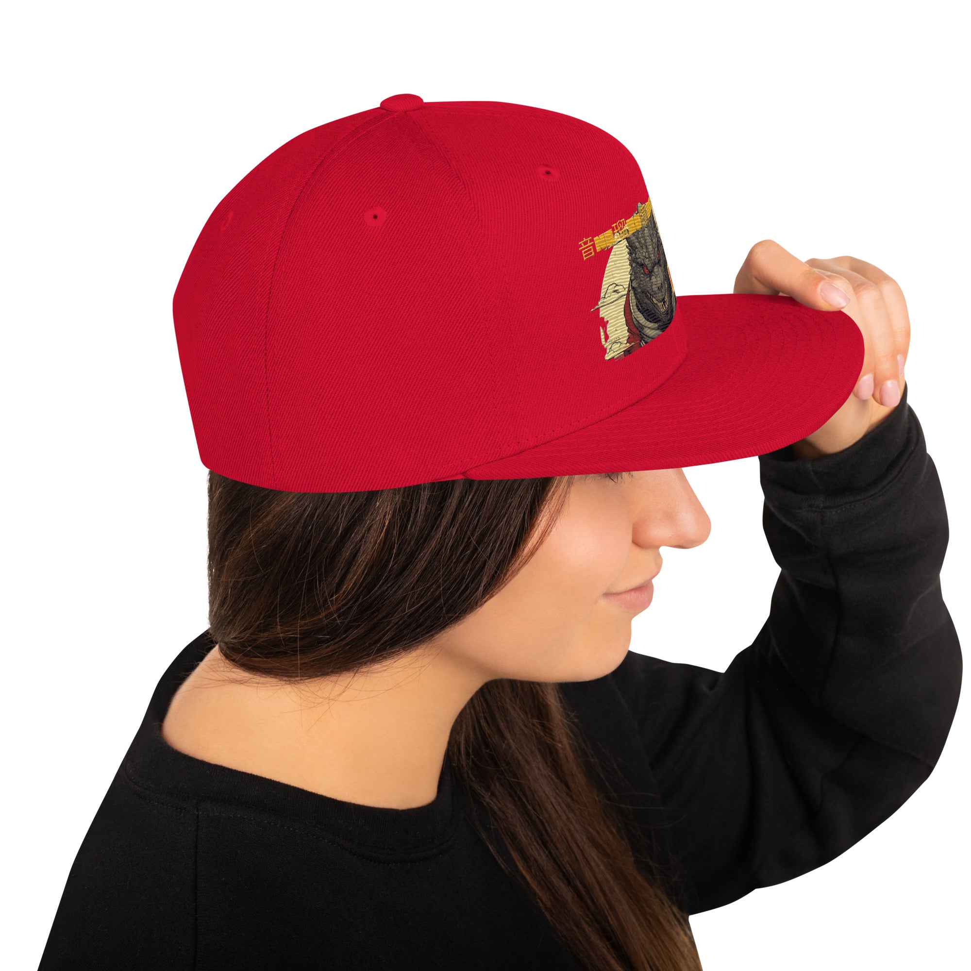 King of the Monsters Embroidered Snapback Hat