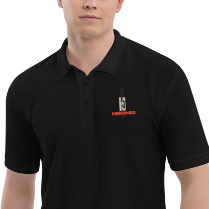 Nerdnes #1 Men's Premium Polo