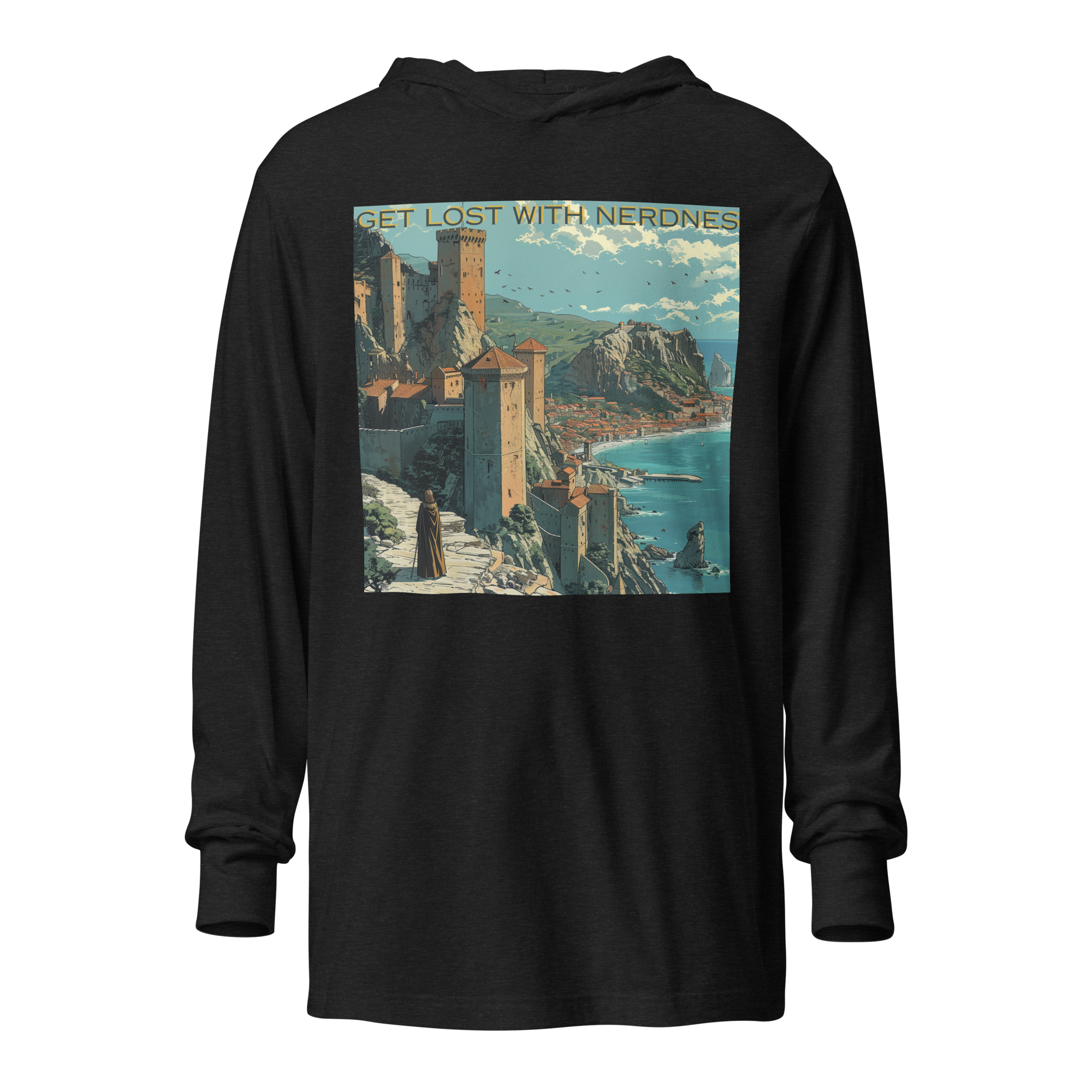 Get Lost #3 Hooded Long-sleeve Tee