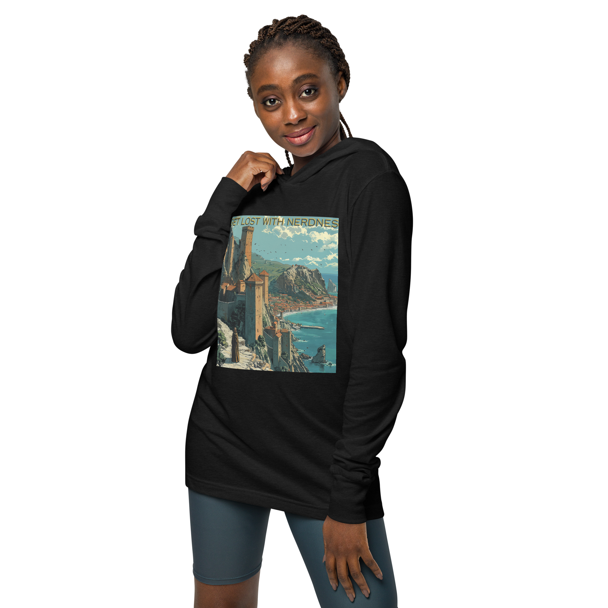 Get Lost #3 Hooded Long-sleeve Tee