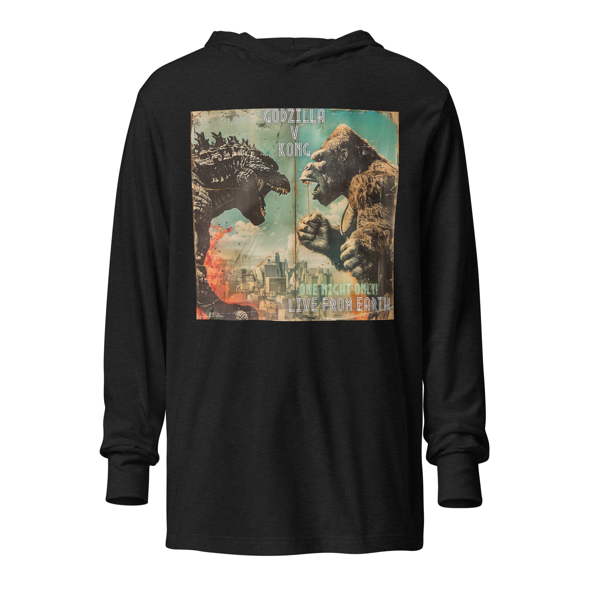 Battle of the Titans Hooded long-sleeve Tee