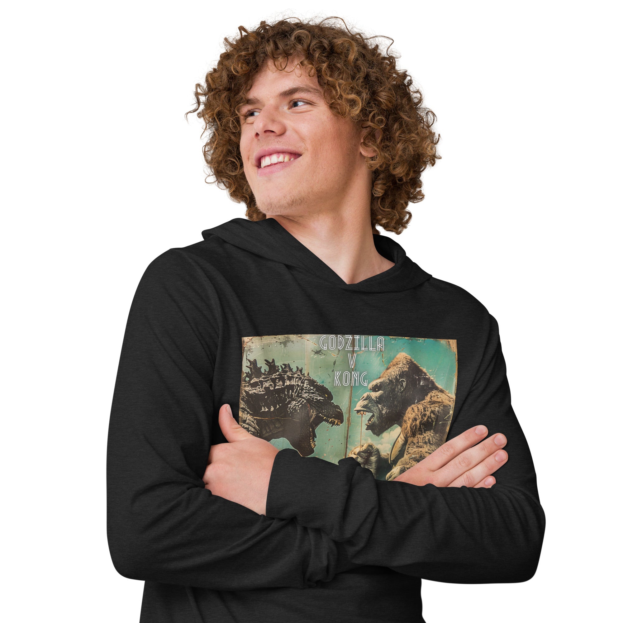 Battle of the Titans Hooded long-sleeve Tee