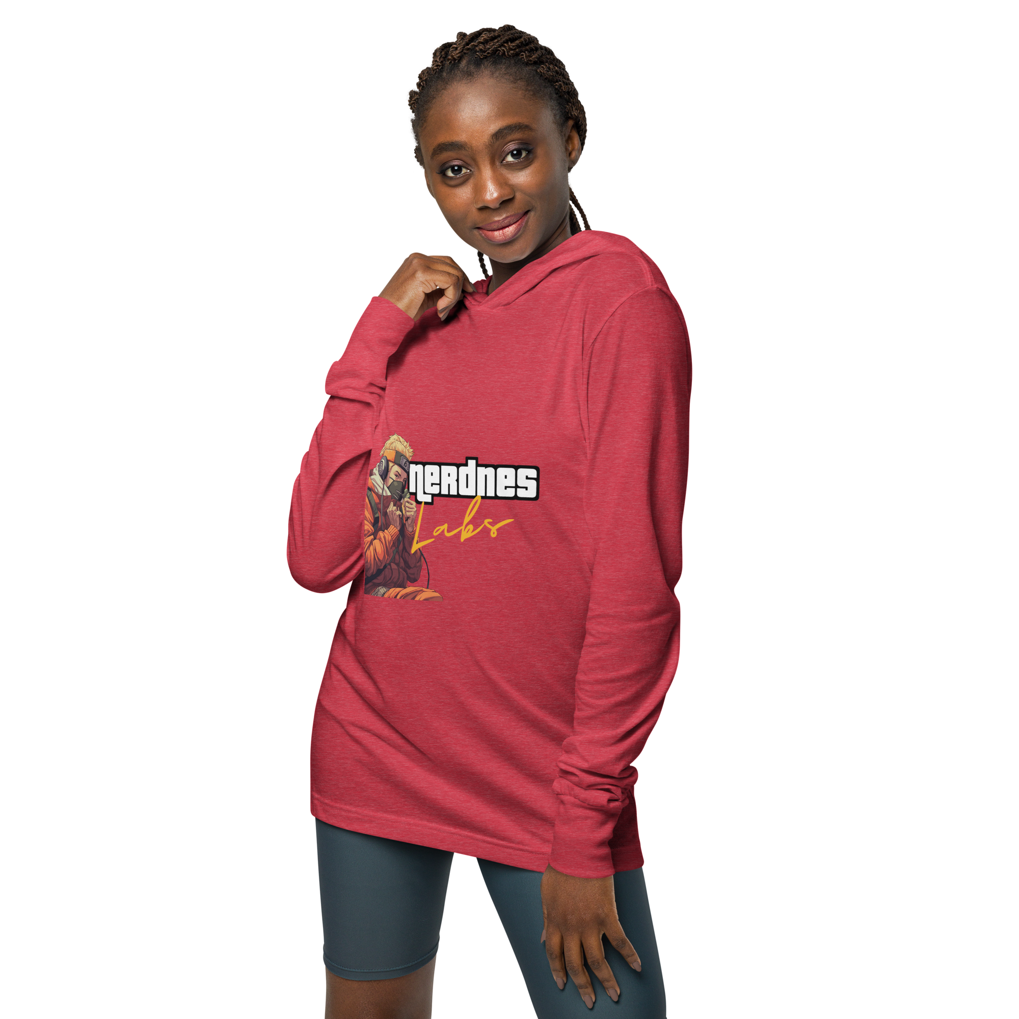 Nerdnes Classic Hooded Long-sleeve Tee