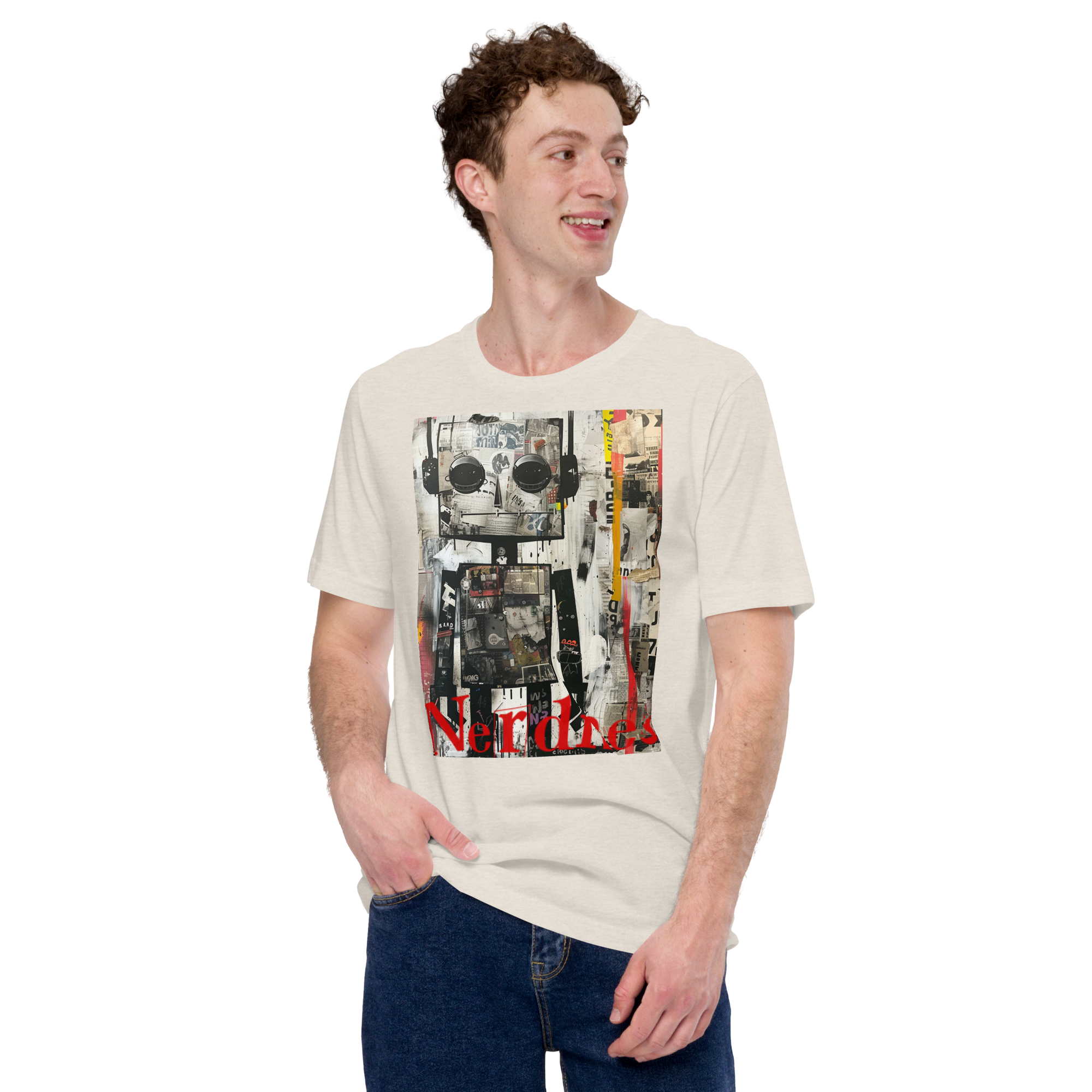 Paper Bot Premium Unisex Tee