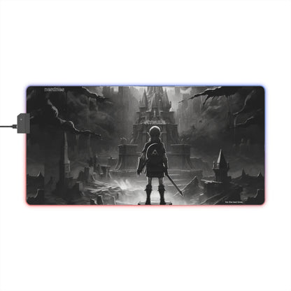 Nerdnes- Storm the Castle-- LED Gaming Mouse Pad