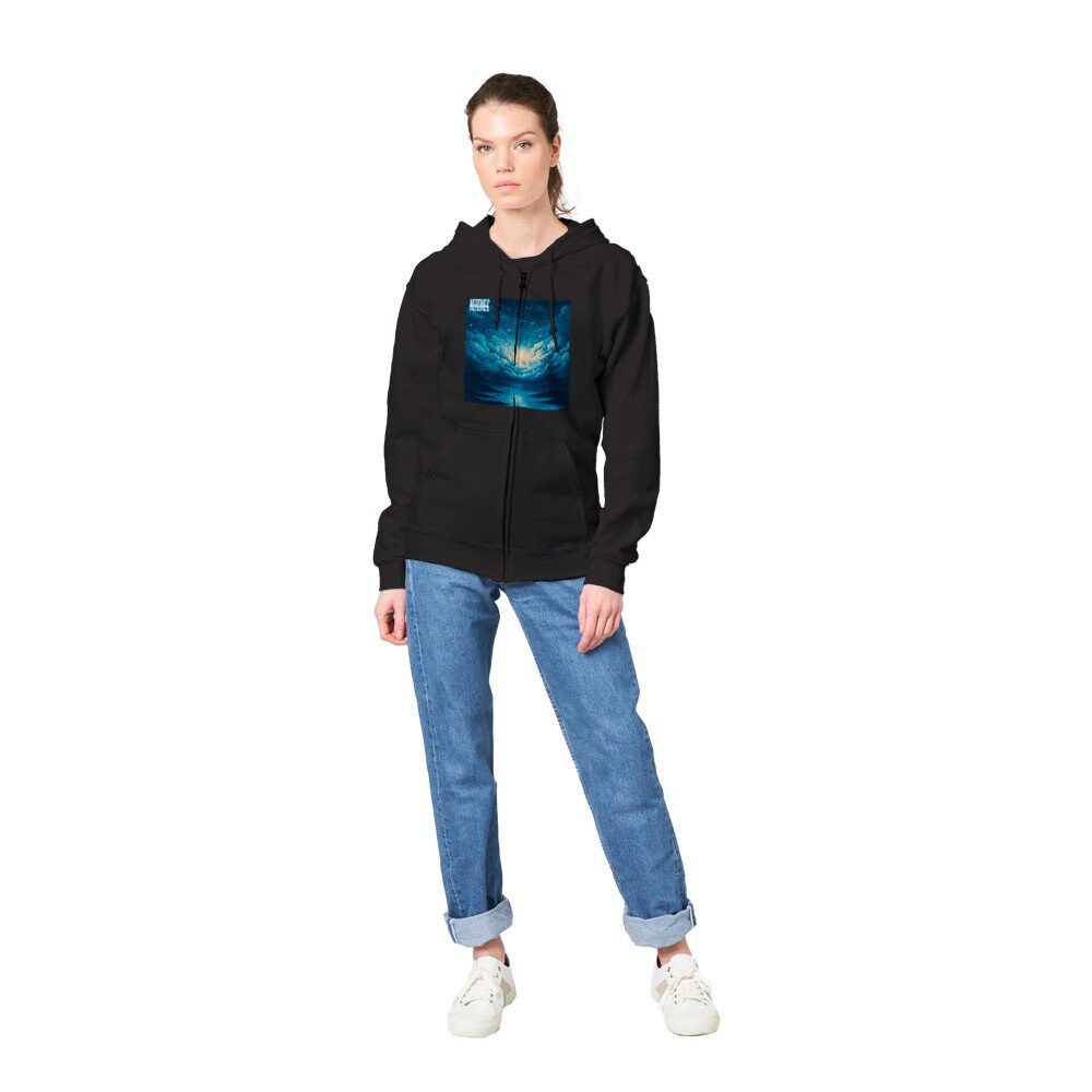 Nerdnes- Night Sky- Premium Unisex Zip Hoodies