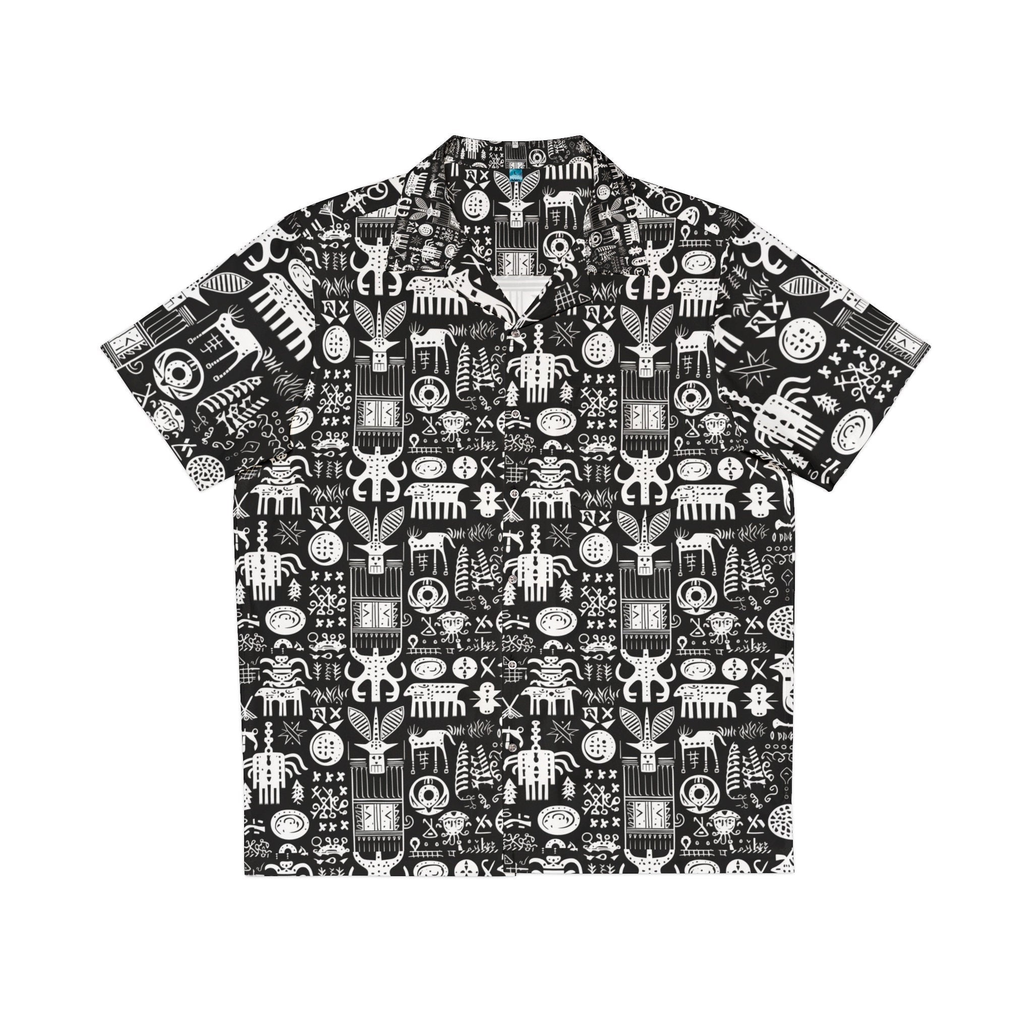 Nerdnes- Runes - Men's Button upShirt (AOP)