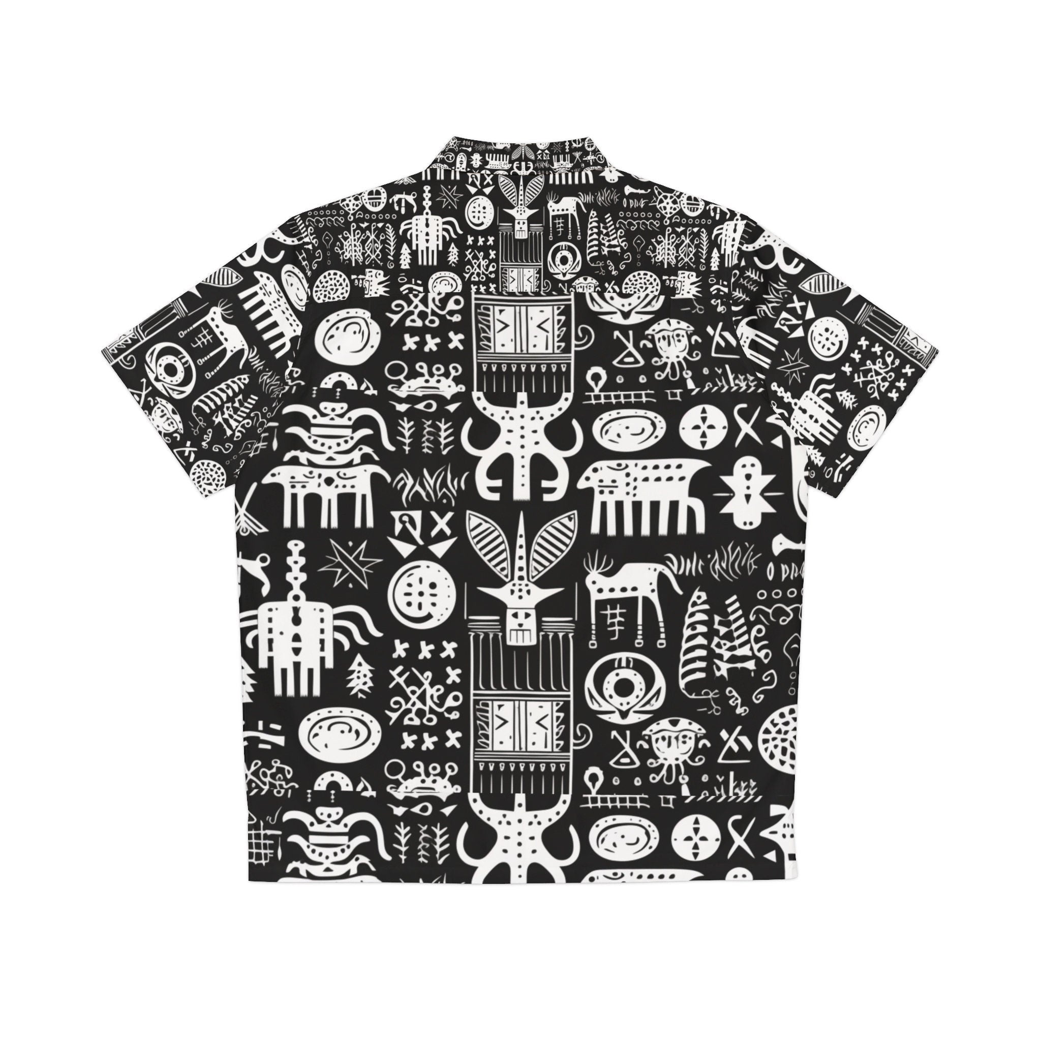 Nerdnes- Runes - Men's Button upShirt (AOP)