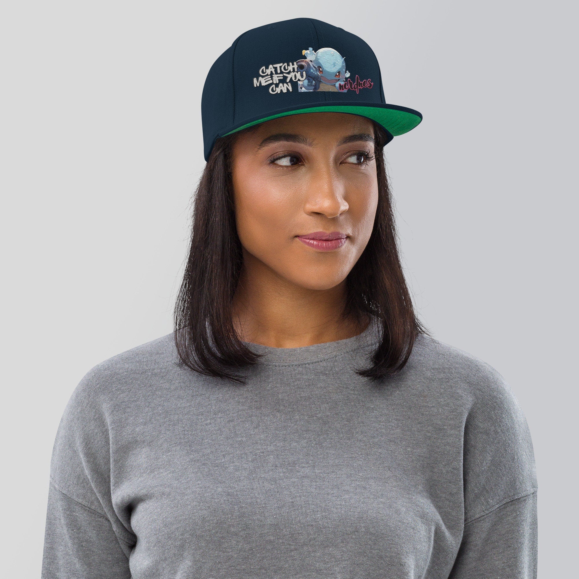 Catch me if you can the Nerdnes' Pokemon inspired Snapback Hat