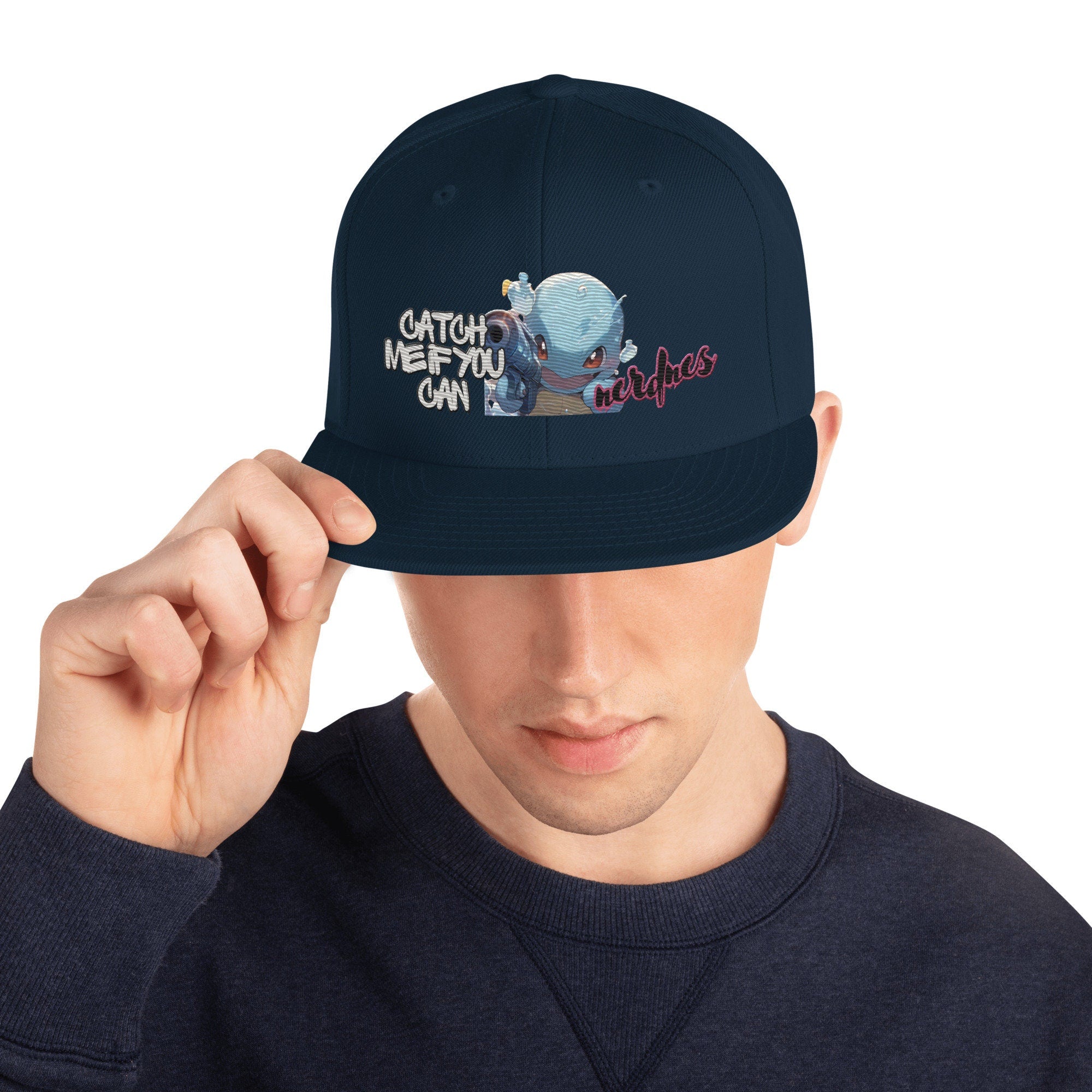 Catch me if you can the Nerdnes' Pokemon inspired Snapback Hat